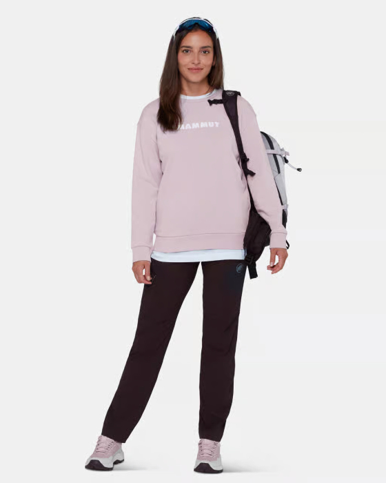 Bluza training femei MAMMUT CORE LOGO roz pal [5]