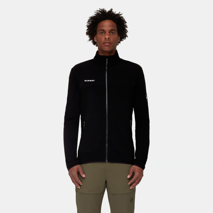 Bluza midlayer fleece fermoar barbati MAMMUT INNOMINATA negru [2]