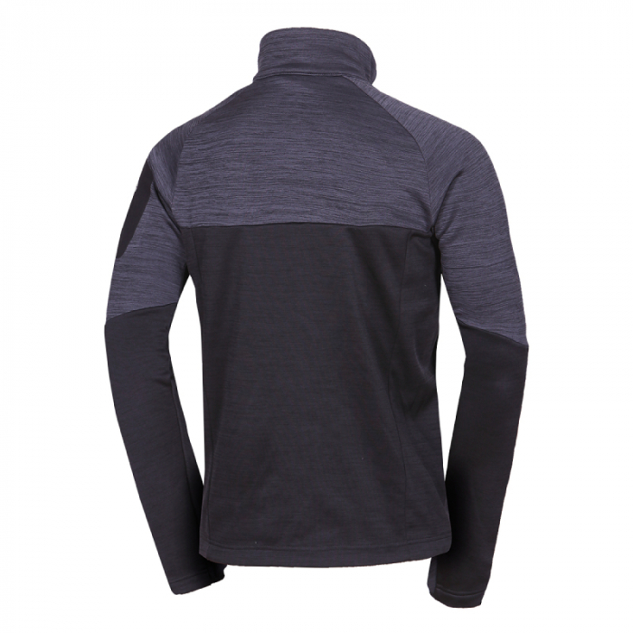 Bluza midlayer trekking barbati NORTHFINDER Giacomo gri melange [2]
