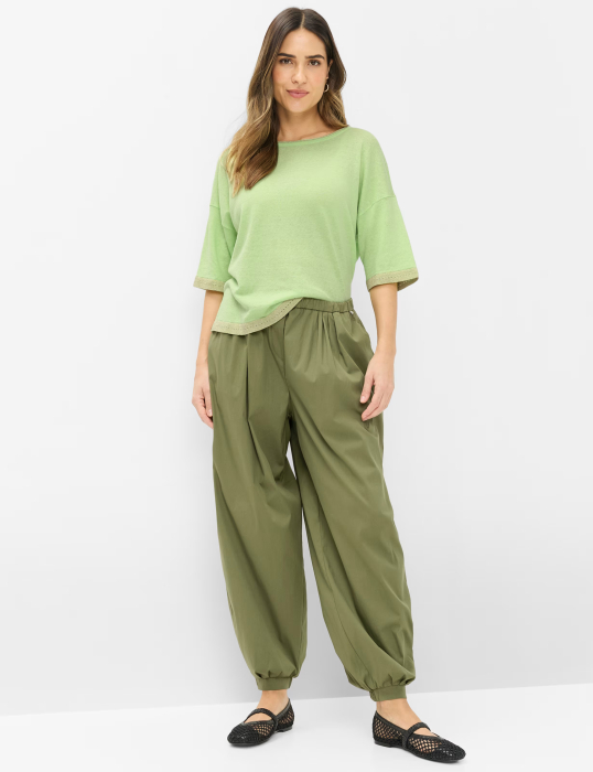 Bluza in/bumbac femei BRAX NOEMI verde deschis [4]