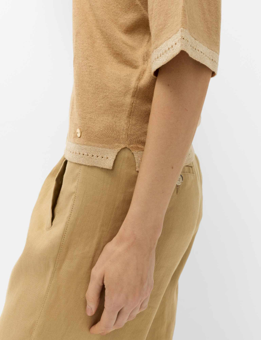 Bluza in/bumbac femei BRAX NOEMI maro deschis [7]