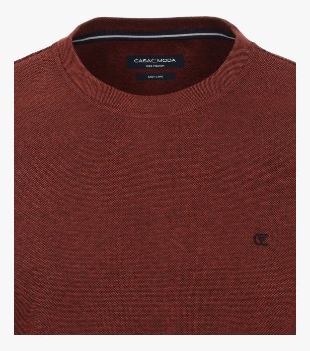 Bluza O-neck barbati CASA MODA caramiziu [2]