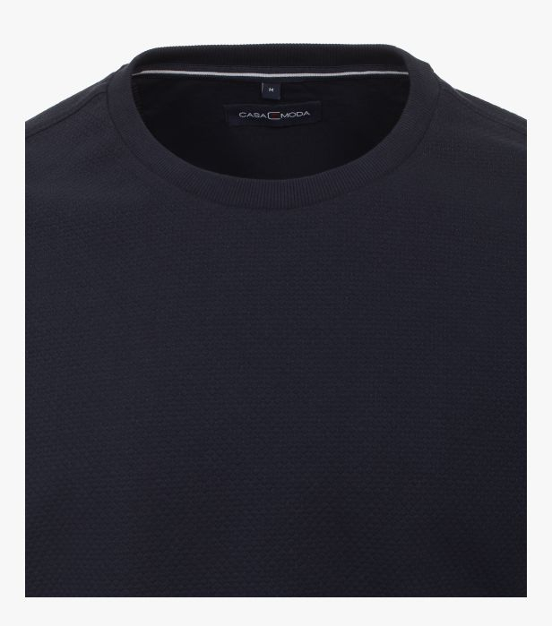 Bluza O-neck bumbac barbati CASA MODA Bergen bleumarin [2]