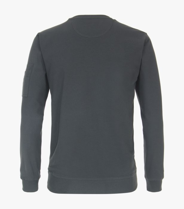 Bluza O-neck bumbac barbati CASA MODA Bergen gri [2]