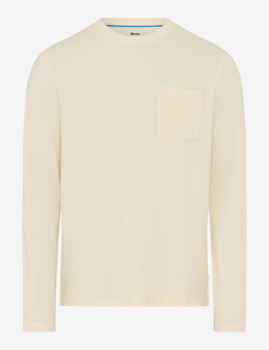 Bluza O Neck barbati BRAX TIMON BT 274648-70819300 crem [1]