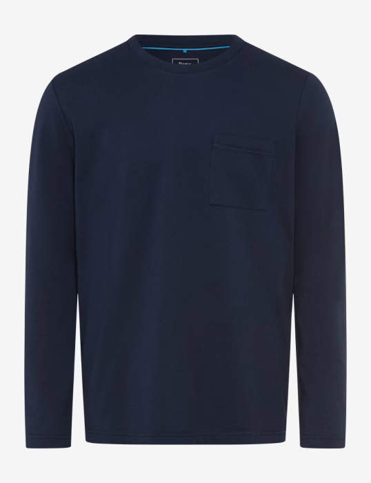 Bluza O Neck barbati BRAX TIMON BT 274648-70819300 bleumarin [1]