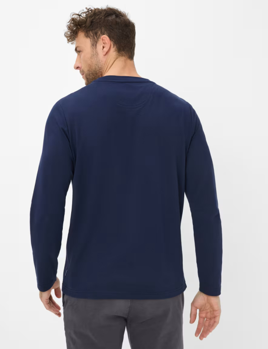 Bluza O Neck barbati BRAX TIMON BT 274648-70819300 bleumarin [4]