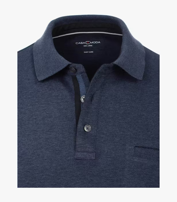 Bluza polo barbati CASA MODA albastru inchis [3]
