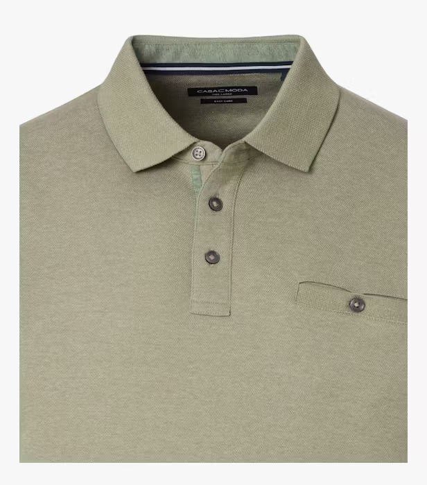 Bluza polo barbati CASA MODA verde deschis [3]
