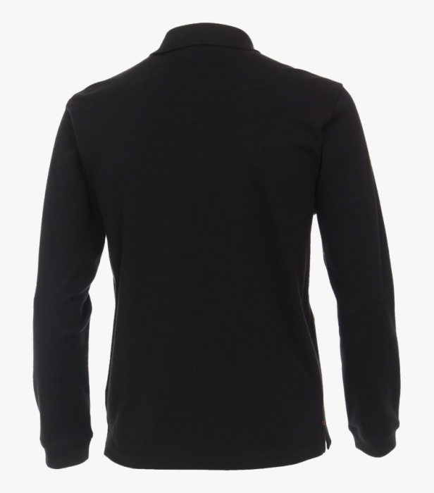 Bluza polo barbati CASA MODA Racing negru [2]