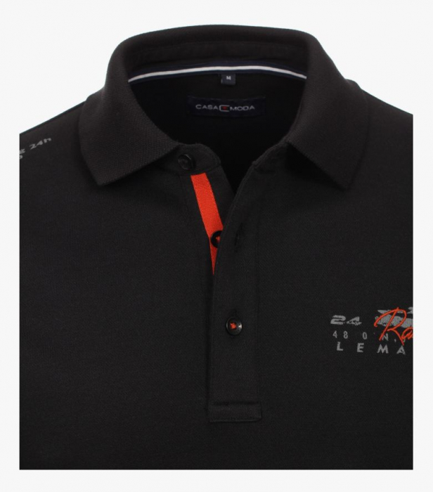 Bluza polo barbati CASA MODA Racing negru [3]