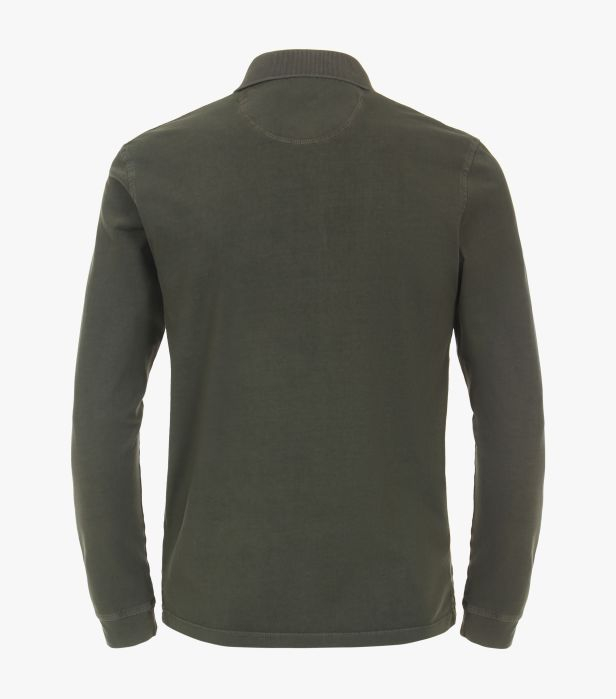 Bluza polo bumbac barbati CASA MODA oliv [2]