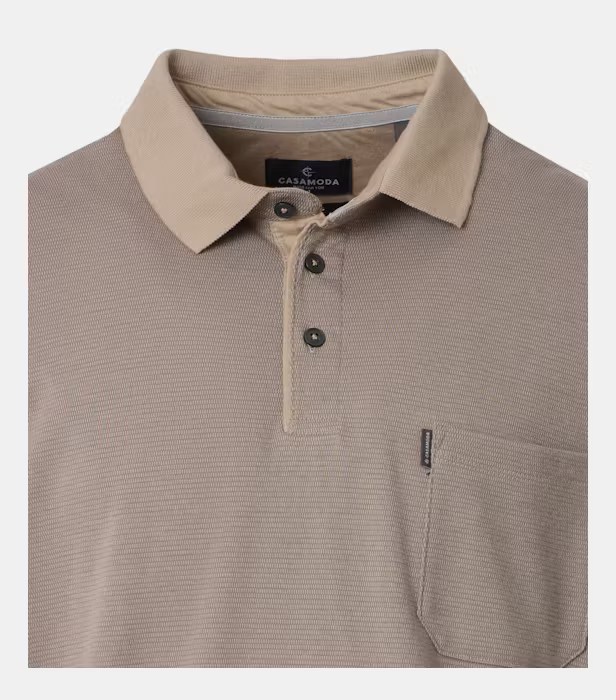 Bluza polo barbati CASA MODA bej [3]