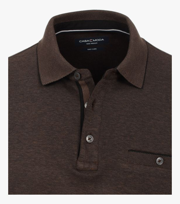 Bluza polo barbati CASA MODA maro [3]