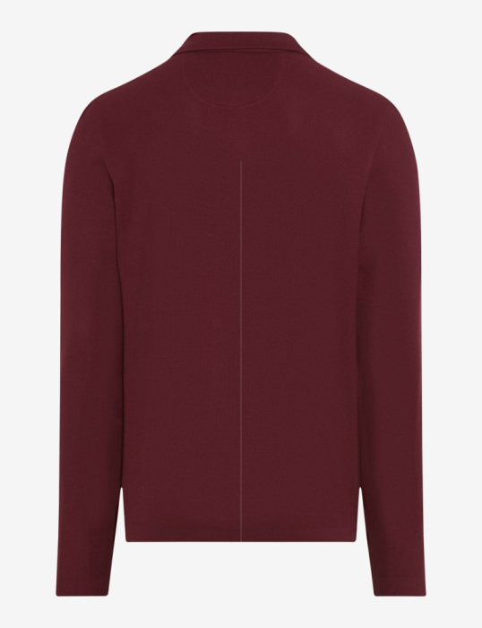 Bluza polo bumbac/modal barbati BRAX PAROS visiniu [2]