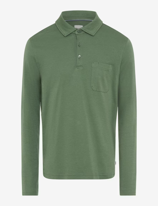 Bluza polo bumbac barbati BRAX PIRLO 273528-70435300 verde [1]