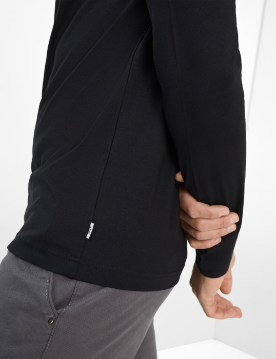 Bluza bumbac barbati BRAX TIMON negru [7]