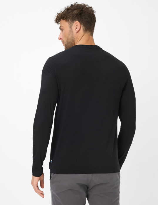 Bluza bumbac barbati BRAX TIMON negru [4]