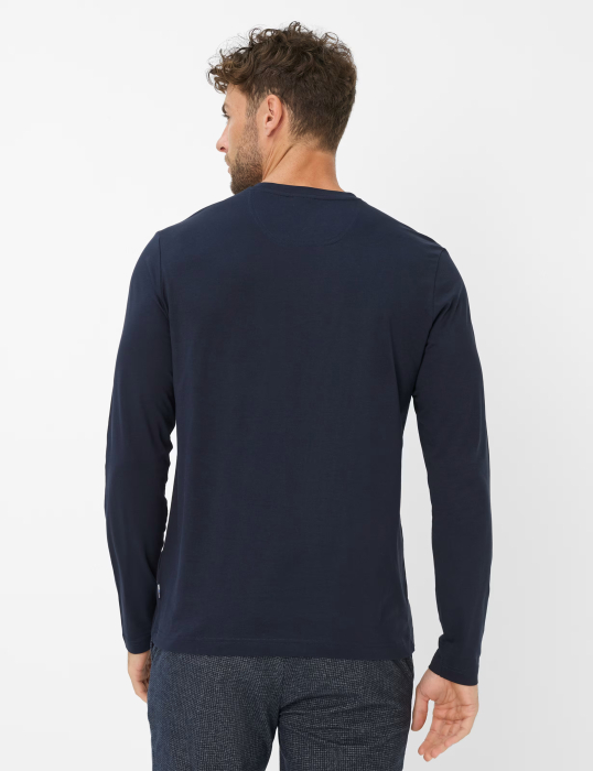 Bluza bumbac barbati BRAX TIMON bleumarin [4]