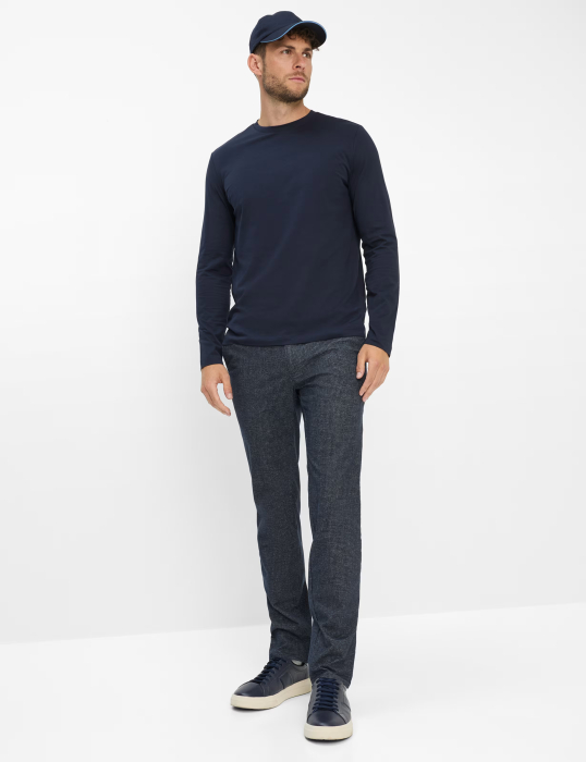 Bluza bumbac barbati BRAX TIMON bleumarin [5]