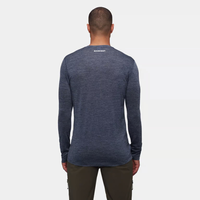 Bluza multisport lana/lyocell MAMMUT Tree FL bleumarin [4]