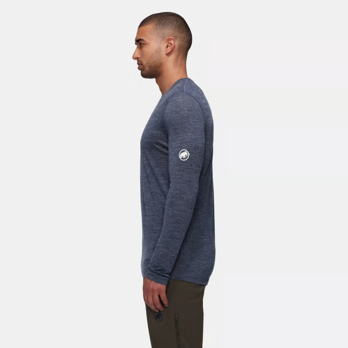 Bluza multisport lana/lyocell MAMMUT Tree FL bleumarin [3]