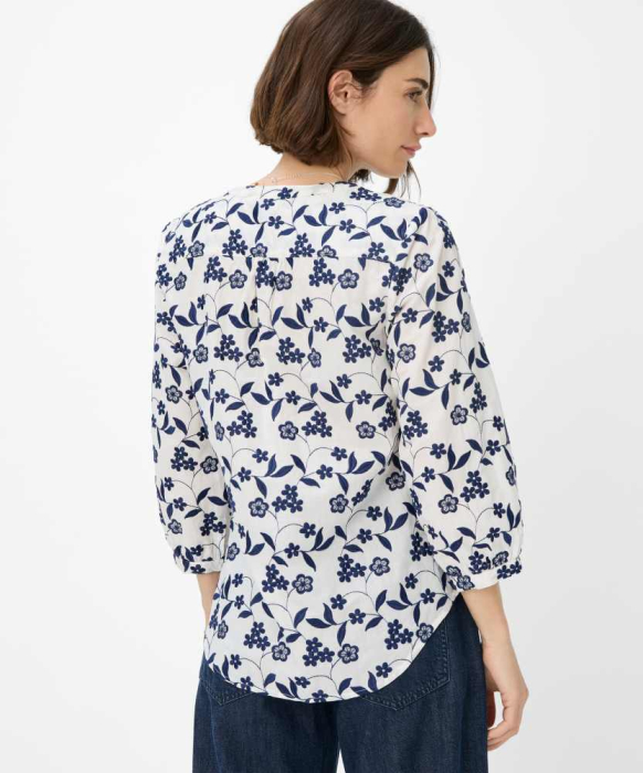 Bluza bumbac femei BRAX VELIA 415558-94151000 alb model floral [5]