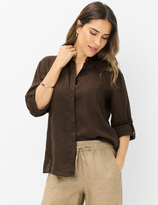 Bluza in maneci 3/4 femei  BRAX VICKI  maro [2]