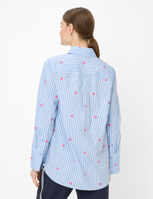 Bluza bumbac femei BRAX VIKI bleu dungi [3]