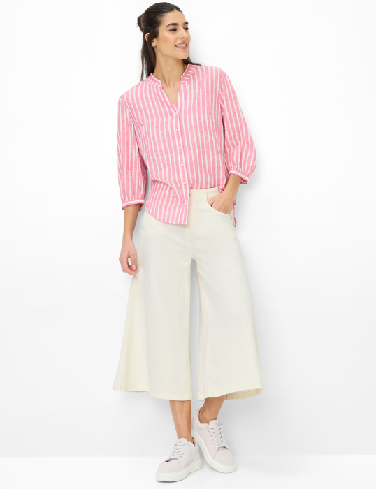 Bluza in/vascoza maneca 3/4 femei BRAX VIOLET roz [5]