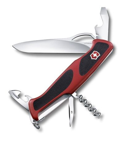 Cutit de buzunar multifunctional VICTORINOX Ranger 61 M Grip 11 frunctii rosu/negru [1]