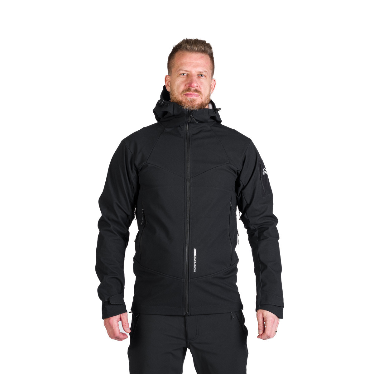 Jacheta outdoor softshell 3L 10K/10K barbati NORTHFINDER Fabio negru [3]