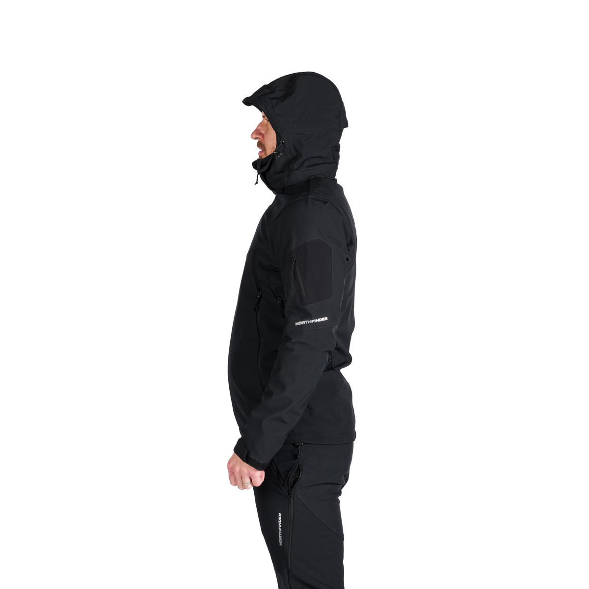 Jacheta softshell 3L 5K/5K barbati NORTHFINDER Giulio negru [4]