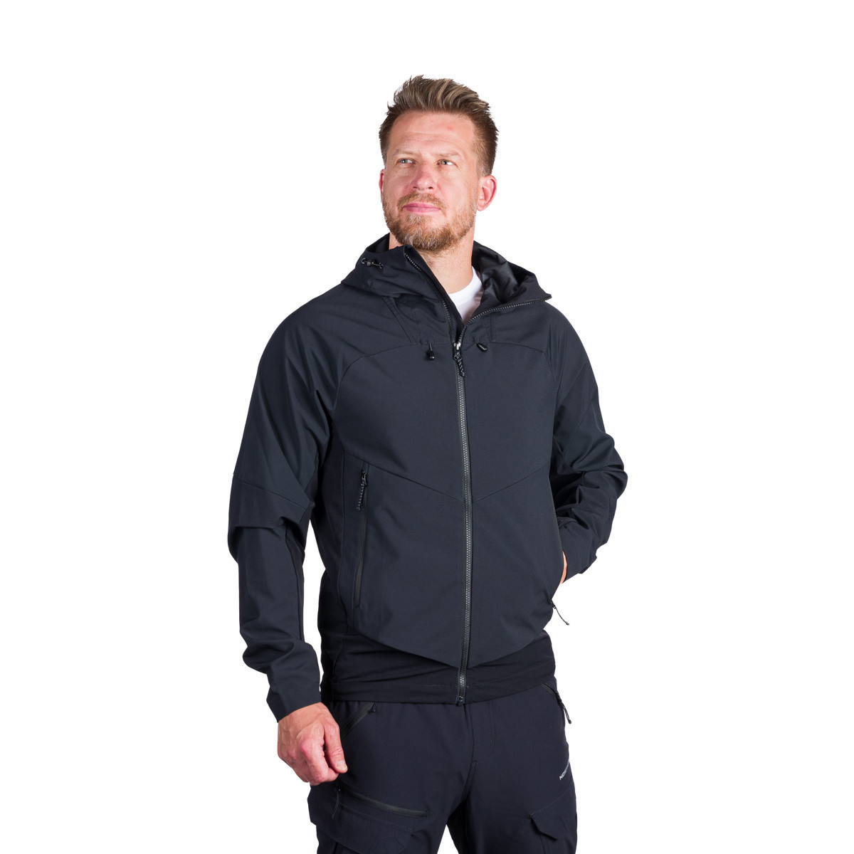 Jachetă trekking 5K/5K bărbați, hibrid softshell 3L NORTHFINDER CIRO negru [3]