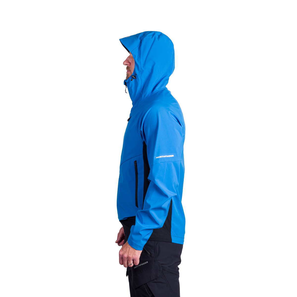 Jachetă trekking 5K/5K bărbați, hibrid softshell 3L NORTHFINDER CIRO albastru/negru [4]