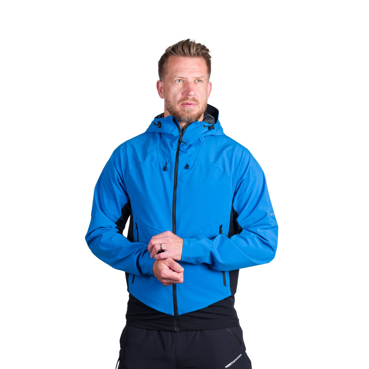 Jachetă trekking 5K/5K bărbați, hibrid softshell 3L NORTHFINDER CIRO albastru/negru [3]