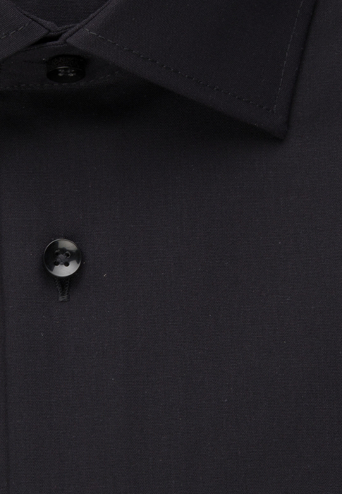 Cămașă business bărbați poplin Seidensticker Slim Not Iron neagra [8]