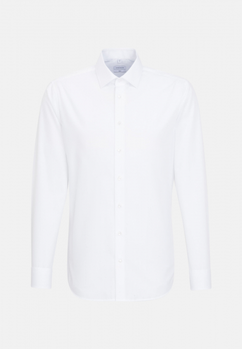 Cămașă business bărbați poplin Seidensticker Slim Not Iron alba [6]
