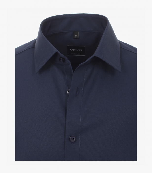 Camasa bumbac NON IRON barbati VENTI Modern Fit bleumarin [3]