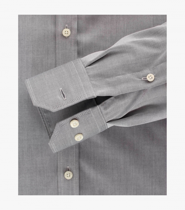 Camasa bumbac barbati VENTI Modern Fit gri [4]