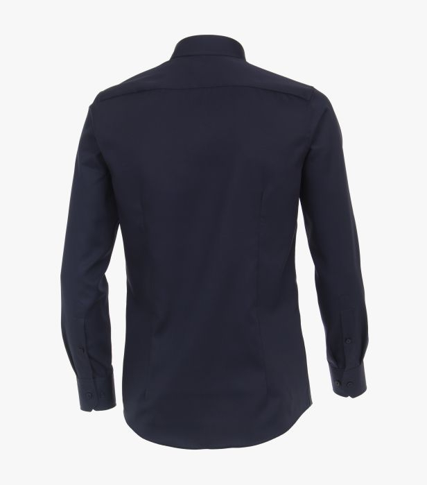 Camasa bumbac barbati VENTI ModernFit uni bleumarin [2]