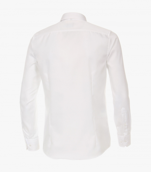 Camasa bumbac ceremonie barbati VENTI Modern Fit alb [2]