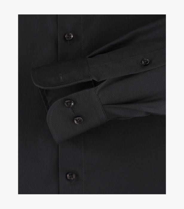 Camasa bumbac barbati CASA MODA ComfortFit negru [4]