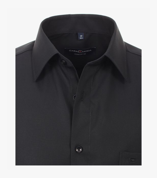 Camasa bumbac barbati CASA MODA ComfortFit negru [3]