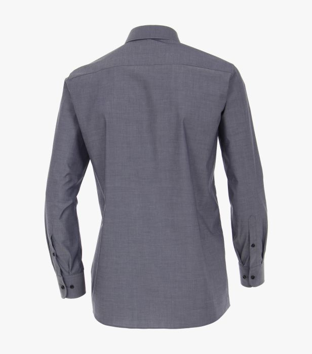 Camasa bumbac barbati CASA MODA ModernFit uni albastru inchis [2]