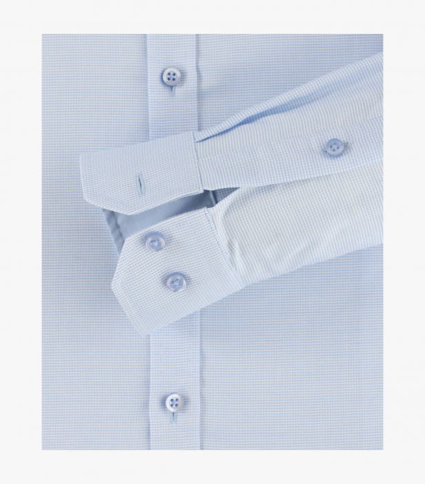 Camasa bumbac barbati VENTI Body Fit bleu [4]