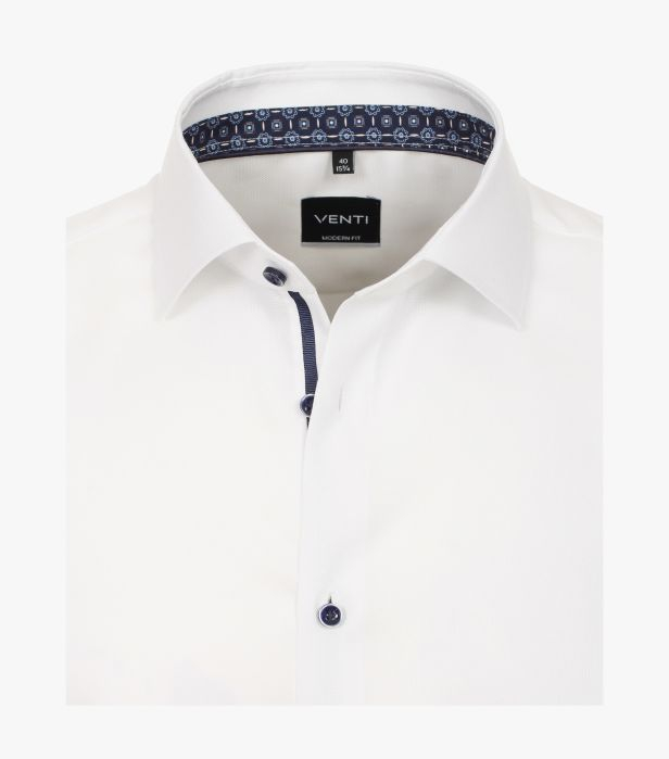 Camasa bumbac barbati VENTI ModernFit alb [3]