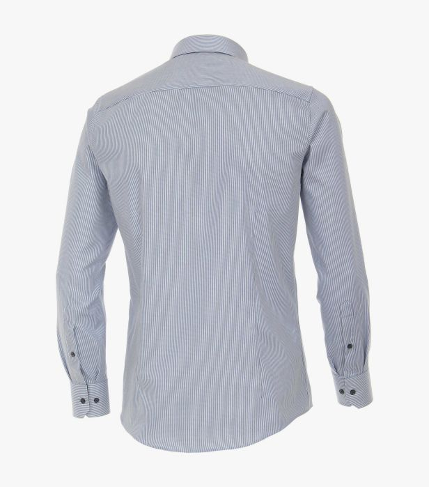 Camasa bumbac barbati VENTI ModernFit bleu dungulite bleumarin [2]