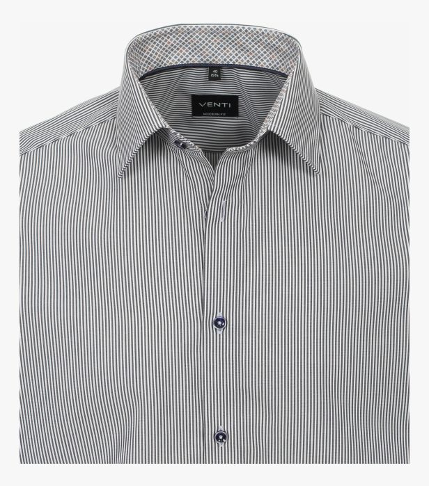 Camasa bumbac barbati VENTI ModernFit dungulite bleumarin [3]