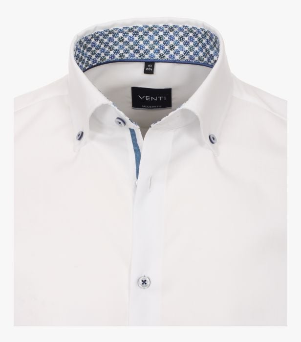 Camasa bumbac barbati VENTI ModernFit alb [3]